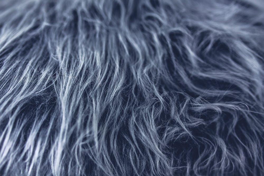 Close up of fake gray fur. Visit Kaboompics for more free images.