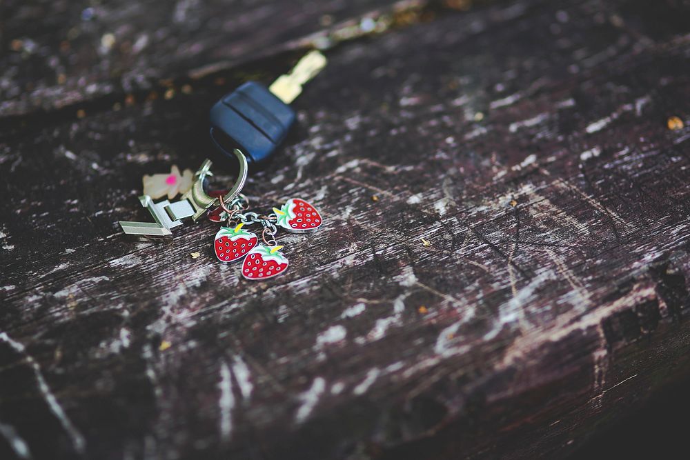 Keys on a table. Visit Kaboompics for more free images.