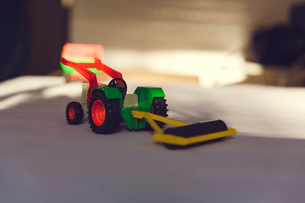 Small plastic toy truck