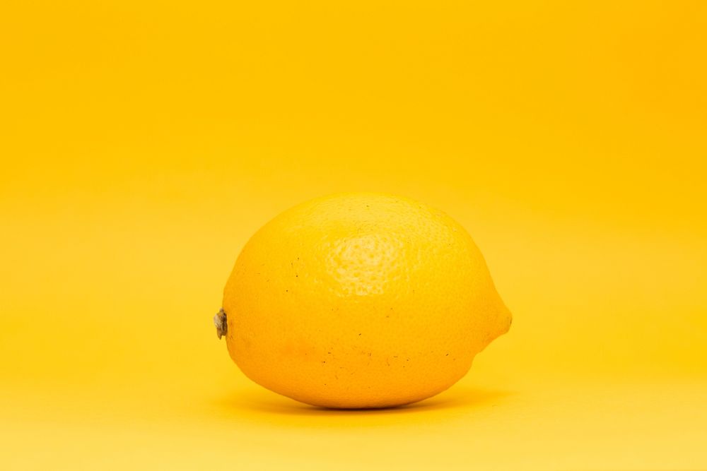 Yellow lemon in Erlangern, Germany