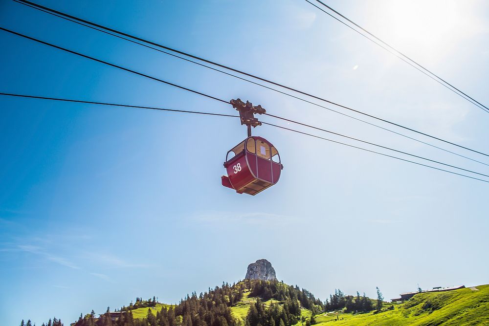 Cable car over the alps