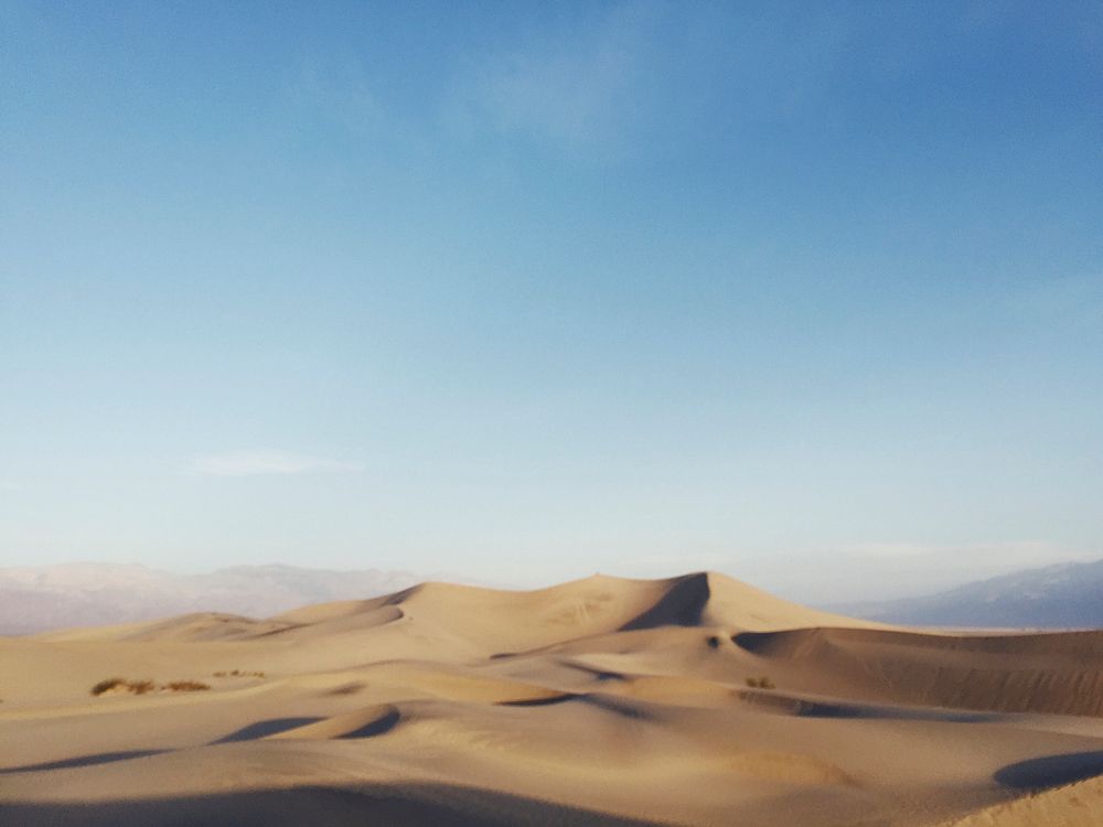 Mesquite Flat Sand Dunes, Death Valley, California, United States