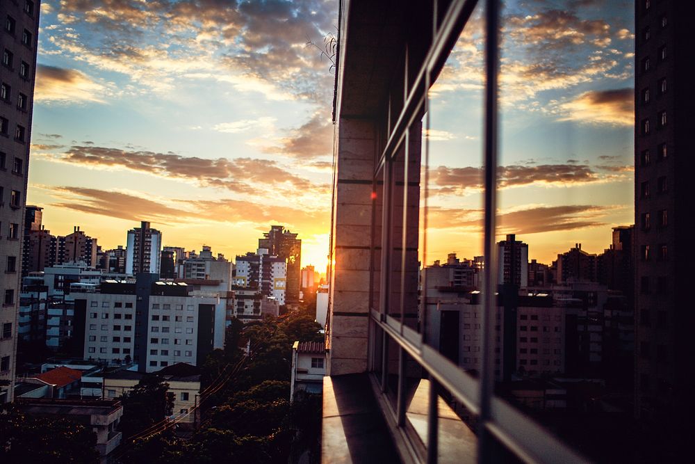 Sunset over Belo Horizonte, Brazil