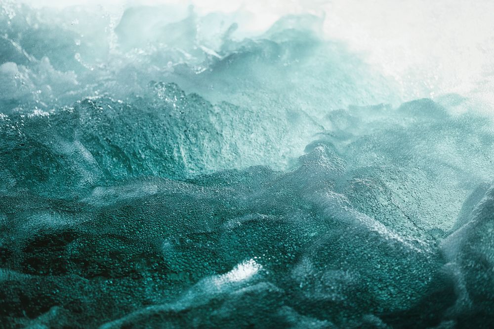 Texture of water in the ocean
