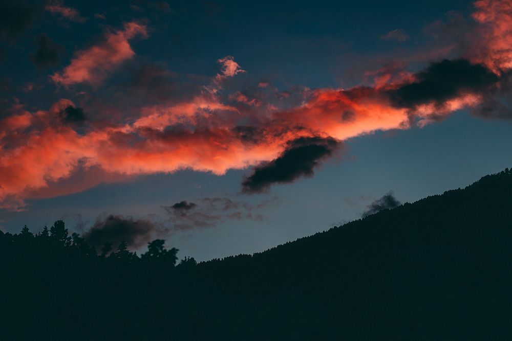 Landscape of mountain and sunrise