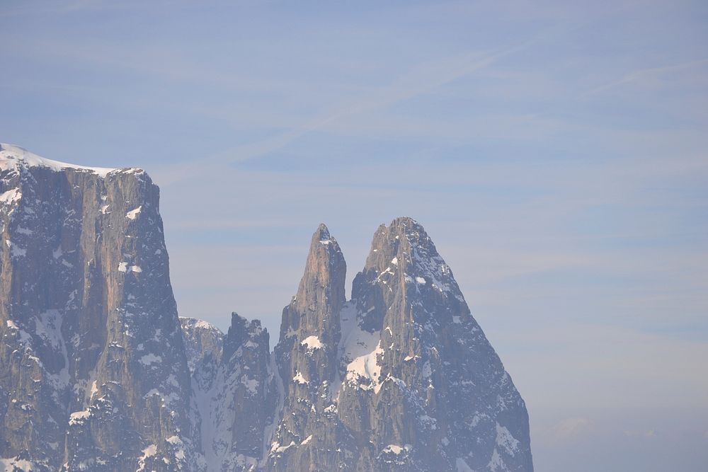 Peak Euringer and Peak Santer in the South Tyrolian Dolomites