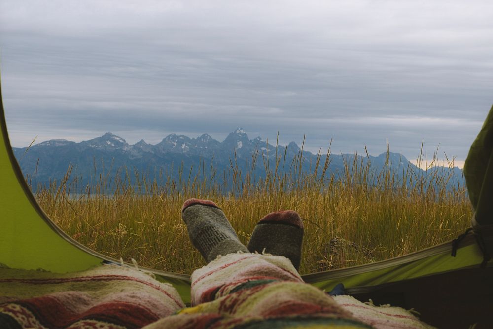 Relaxing time with rural nature