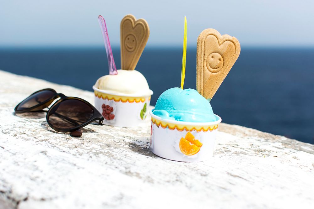 Ice cream by the sea