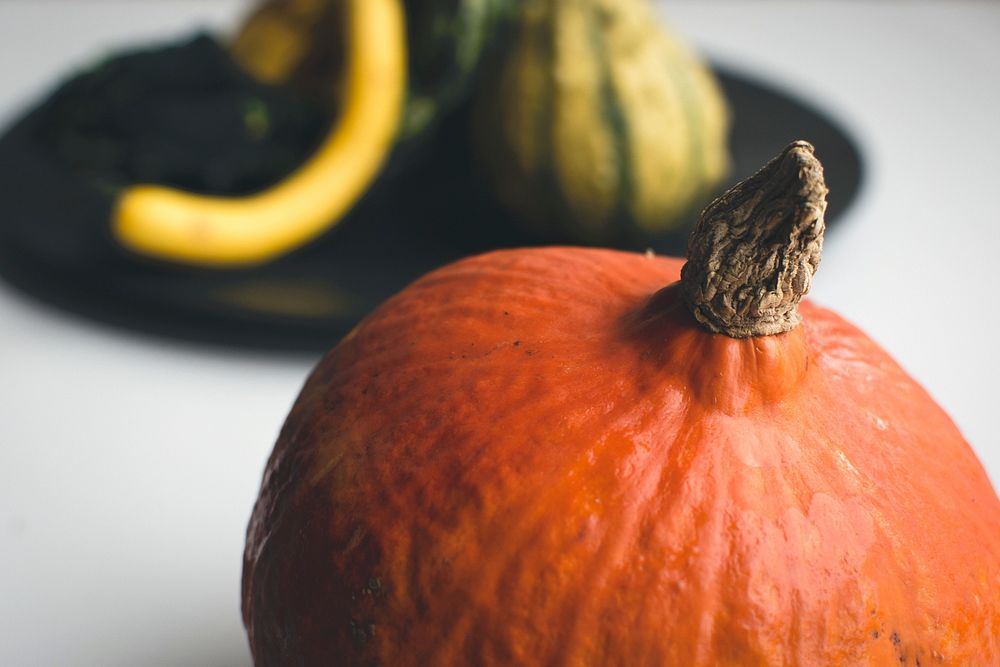 Closeup of pumpkins for decoration