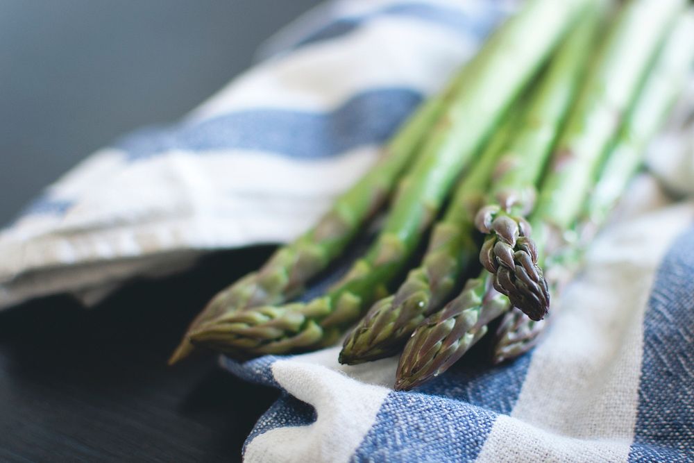 Closeup of fresh asparagus