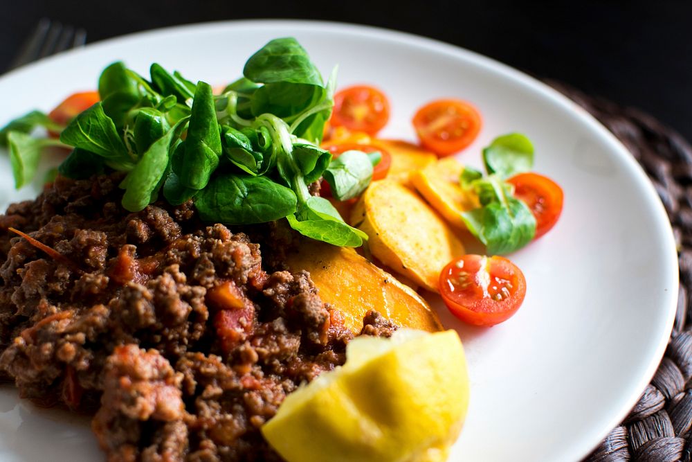 Paleo ground beef and vegetables