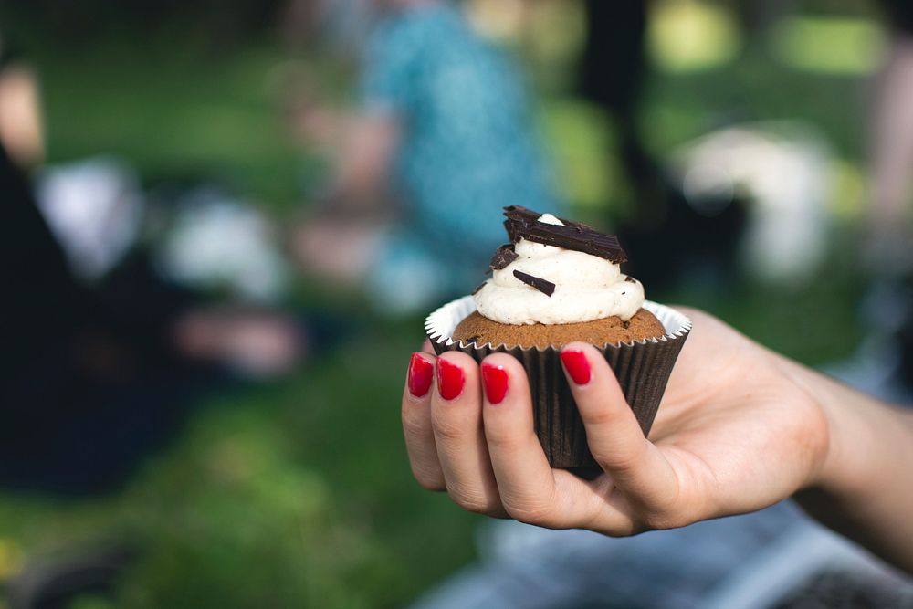 Cupcake for a picnic