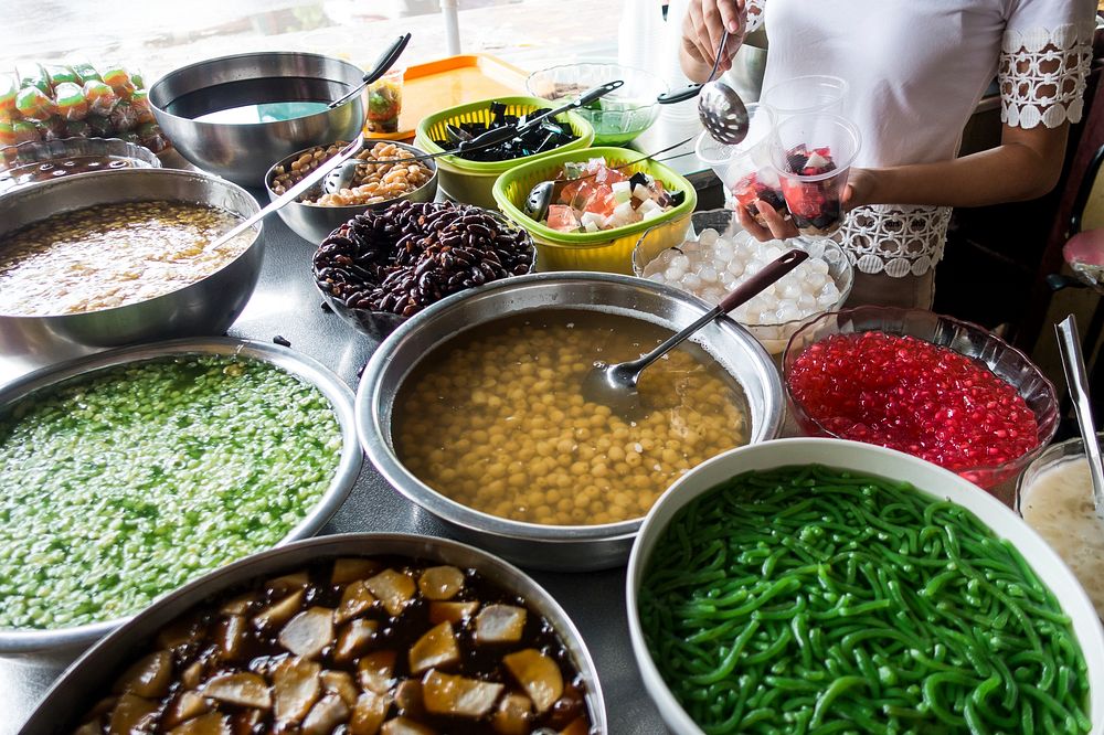 Vietnamese Che dessert stall