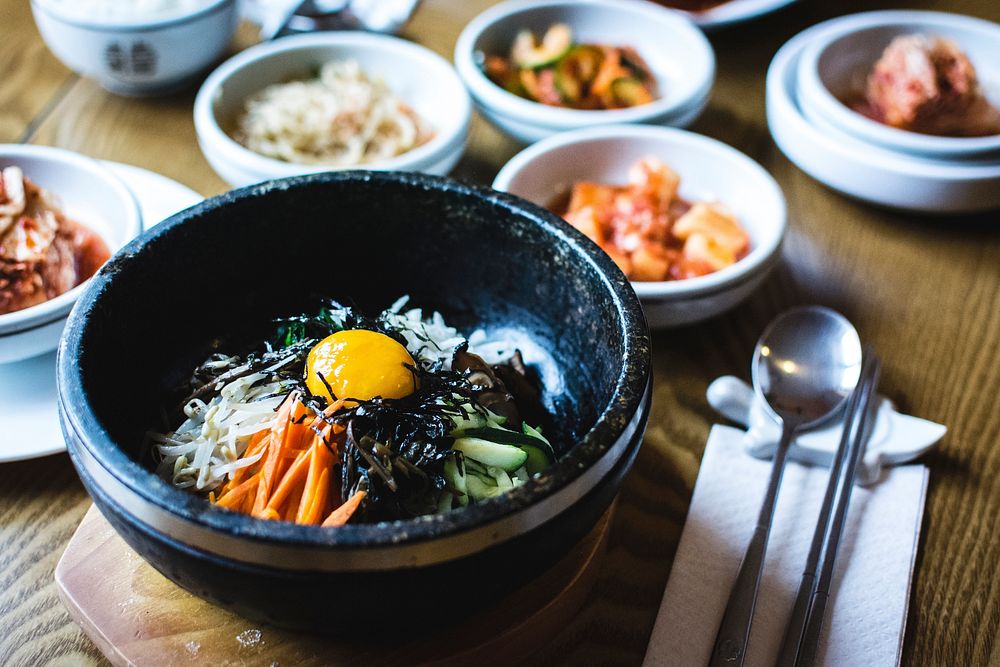 Korean food set