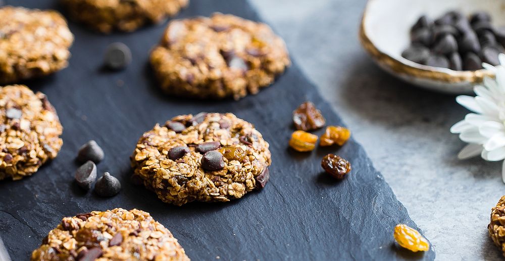 Vegan gluten free, no bake oatmeal cookies