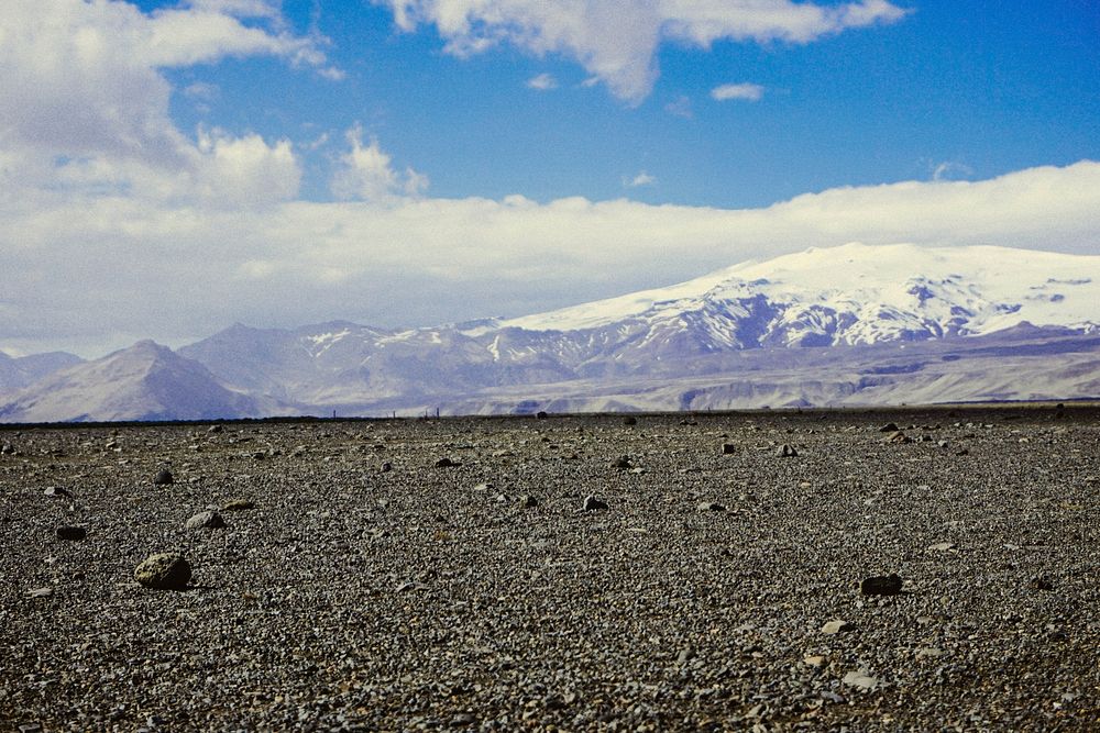 Mountain landscape in Iceland.