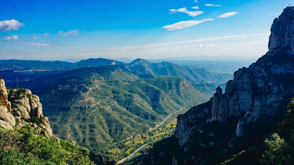 Mountain landscape in Spain.