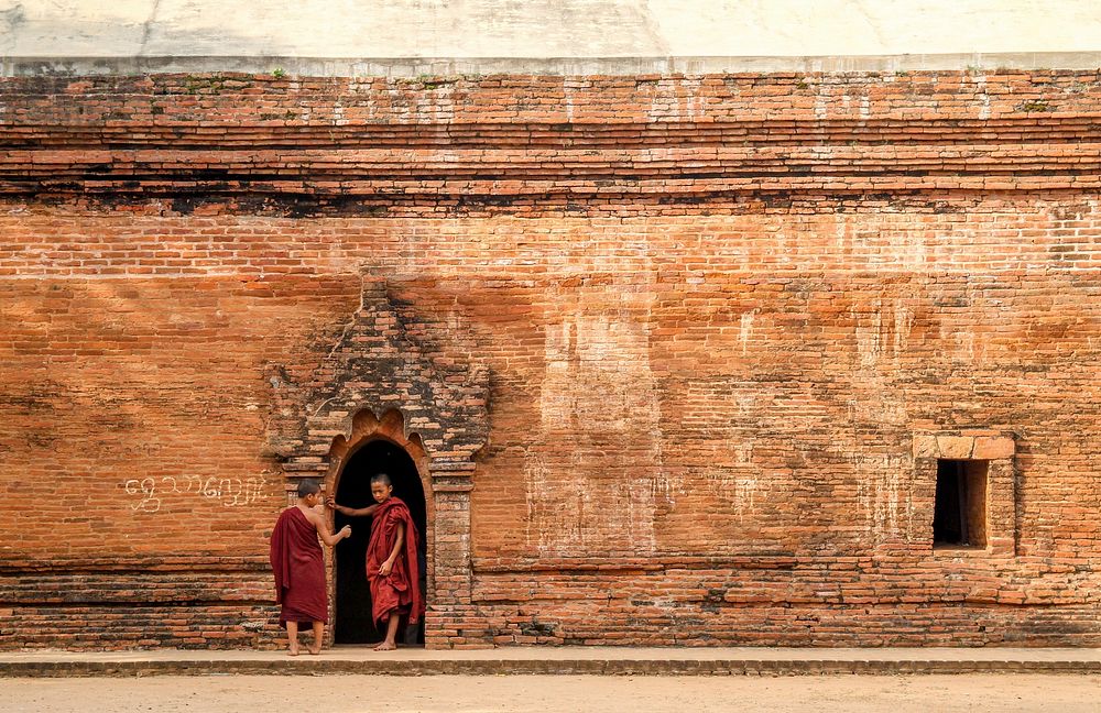 Burmese novices, Myanmar, date unknown.