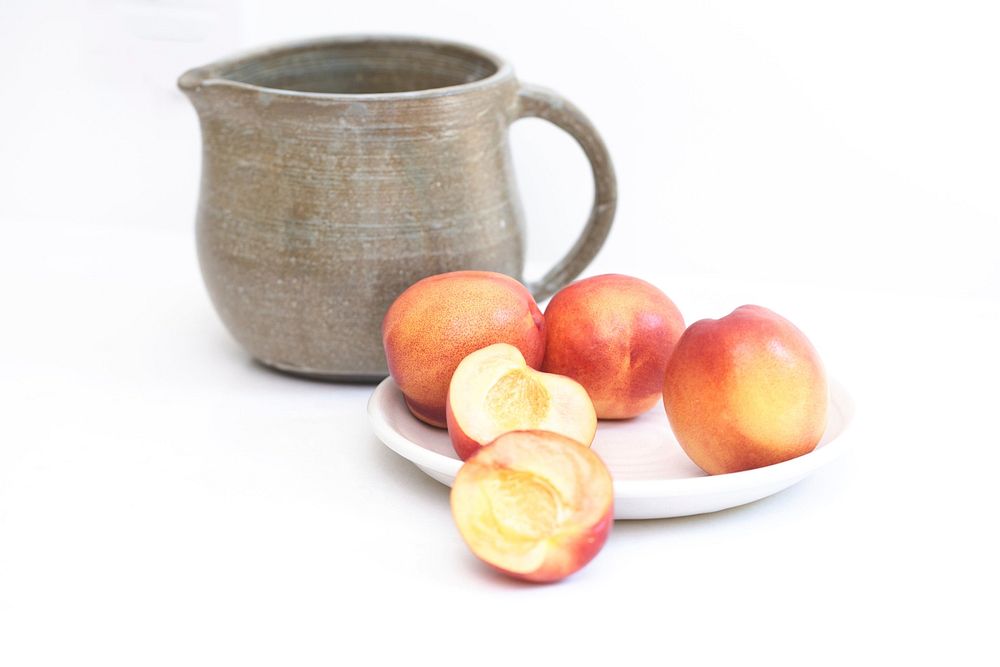 Free apple, jug image, public domain food CC0 photo.