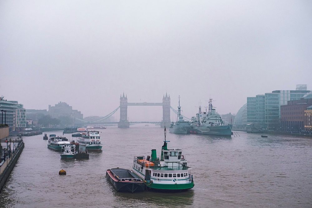 Free ship in River Thames image, public domain CC0 photo.