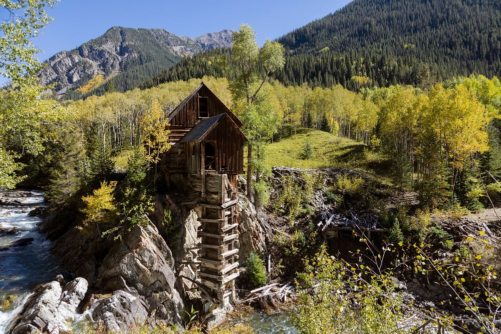 Crystal Mill, one of the most-photographed (though most difficult to reach) historic sites in Colorado.