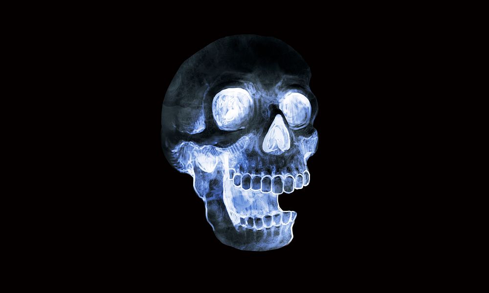 Illustration of a skull icon vector for Halloween