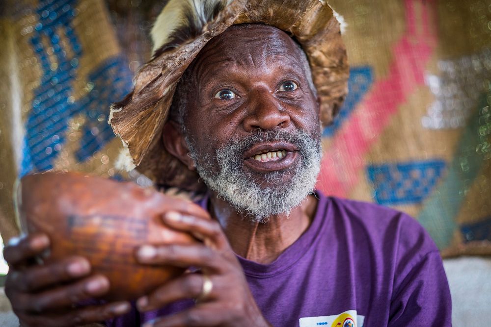 Traditional healer, Buhoma, Uganda, September 2017.
