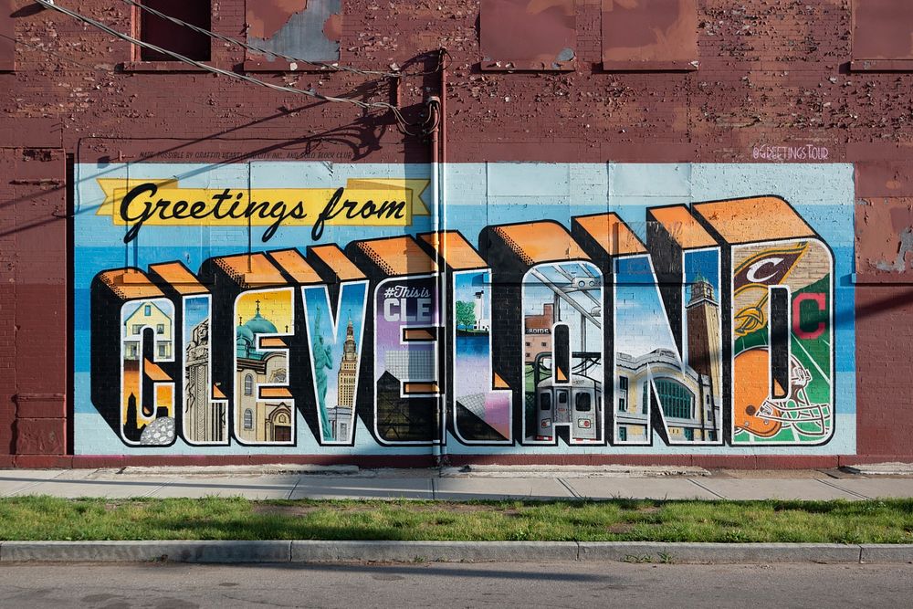 Cleveland greetings mural