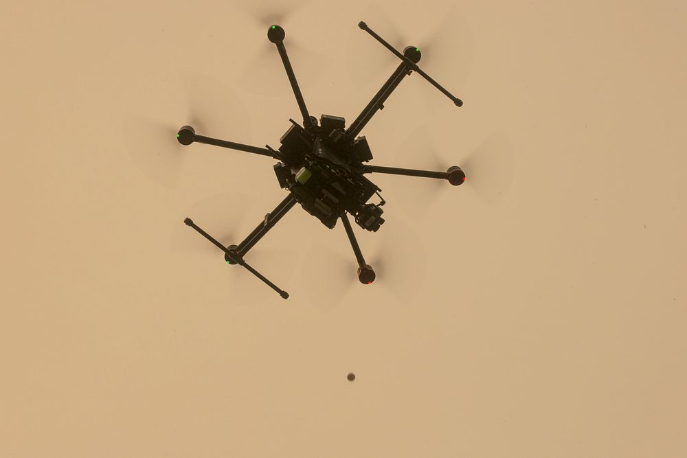 OAS Drone Team preparing for PSD burn,Taylor Creek and Klondike Fires, Rogue-Siskiyou NF, OR, 2018. Original public domain…