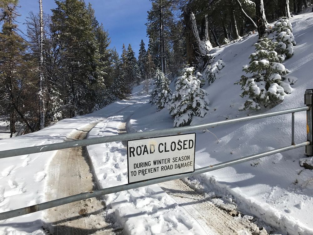 Seasonal winter road closures