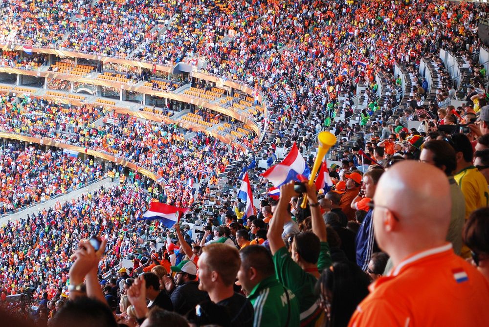 Fans Cheer During The Netherlands vs.