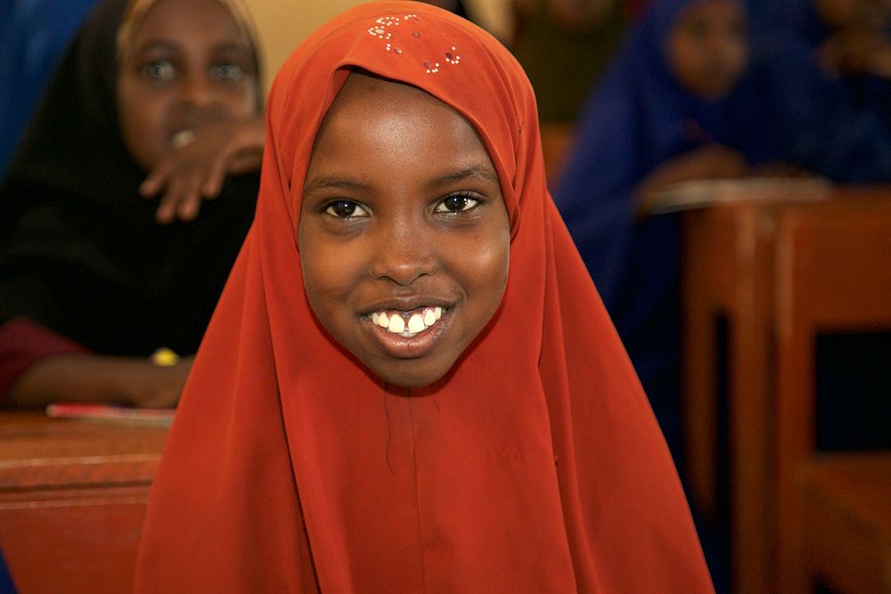 Pupils in a classroom at a school located within the Howlwadaag Internally Displaced Persons (IDPs) camp in Baidoa, Somalia…