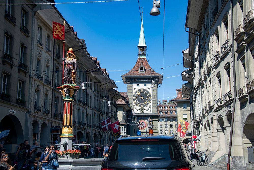 Secretary Pompeo Tours Old City Bern UNESCO World Heritage Site