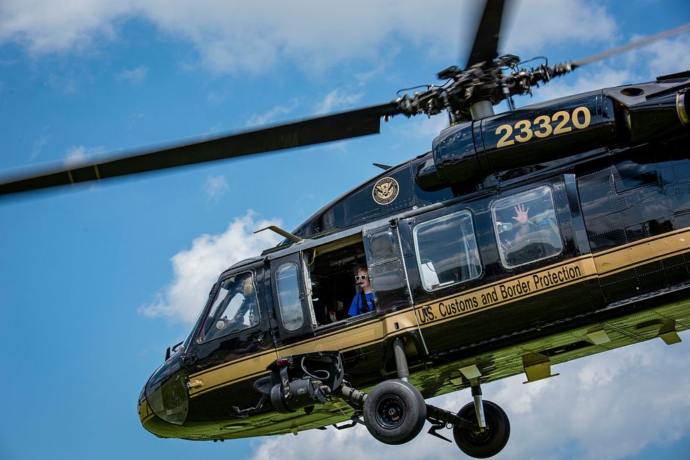 Make-a-Wish children were treated to a flight aboard a U.S. Customs and Border Protection, Air and Marine Operations (AMO)…