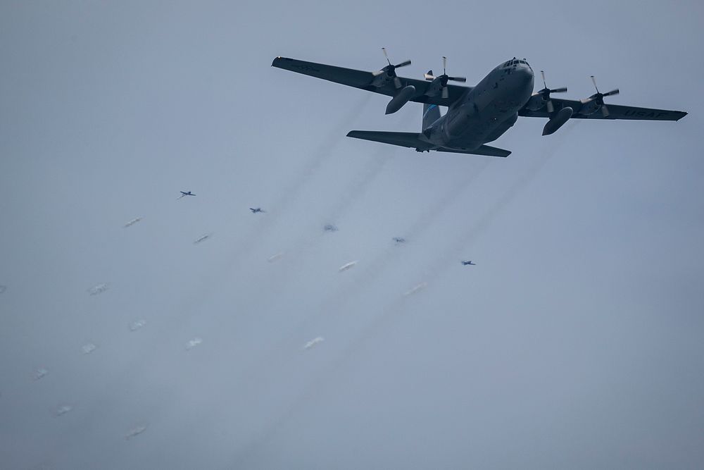 A U.S. Air Force C-130 H2 Hercules with the Delaware Air National Guard’s 166th Airlift Wing takes part in the 2019 Atlantic…