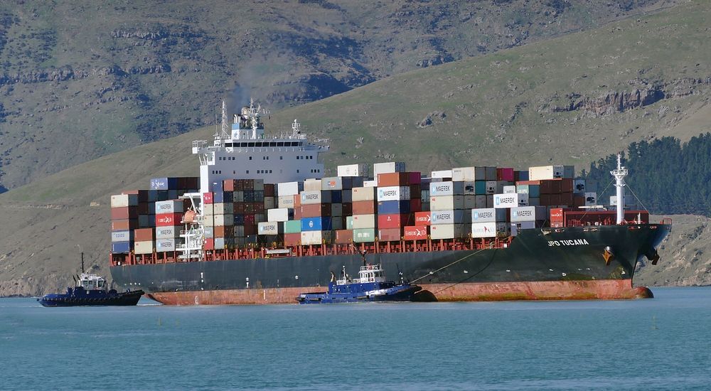 JPO TUCANA Container Ship. Original public domain image from Flickr