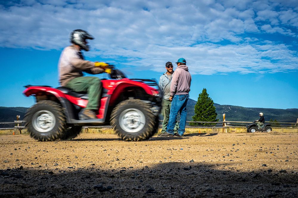 eU.S. Forest Service personnel conduct All-Terrain Vehicle (ATV) training in the Whitetail/Pipestone Off-Highway Vehicle…