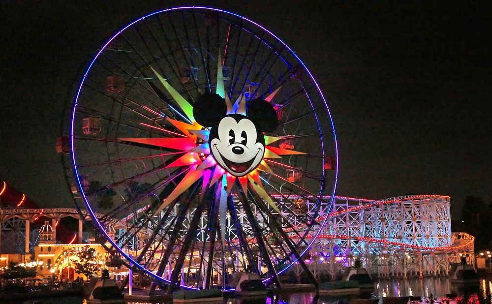 Mickey's Fun Wheel. Original public domain image from Flickr