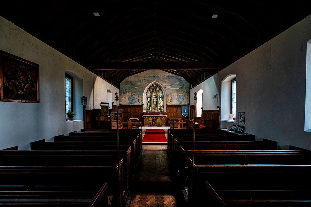 St John Helsington church, Sizergh. Original public domain image from Flickr