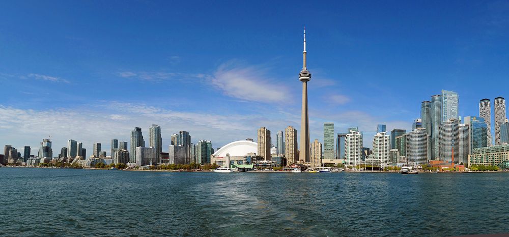 Toronto. A wider view. Original public domain image from Flickr