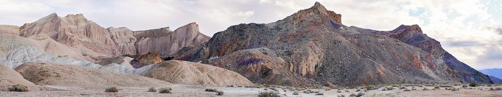 Panorama view of a desert. Original public domain image from Flickr