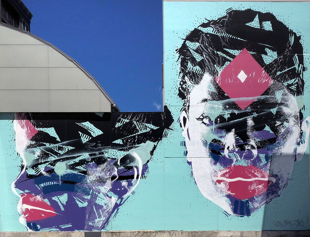 Graffitti murals on the urban walls of Christchurch NZ -December 28, 2019. Original public domain image from Flickr
