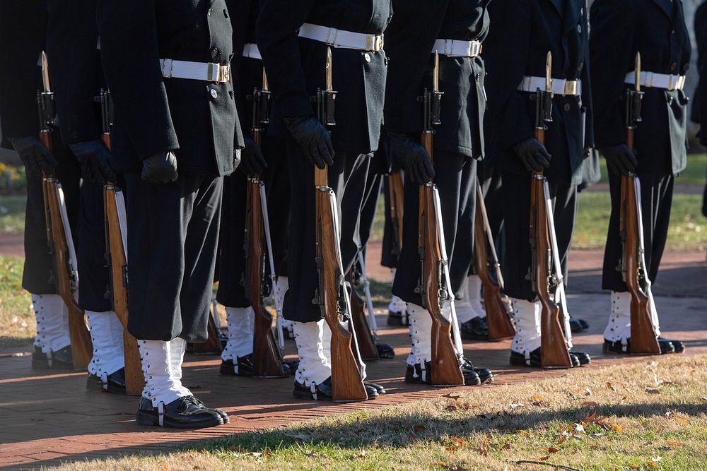 ANNAPOLIS, Md. (Dec 18, 2019) Guests and family members attend funeral service for the late ADM James L. Holloway at the…