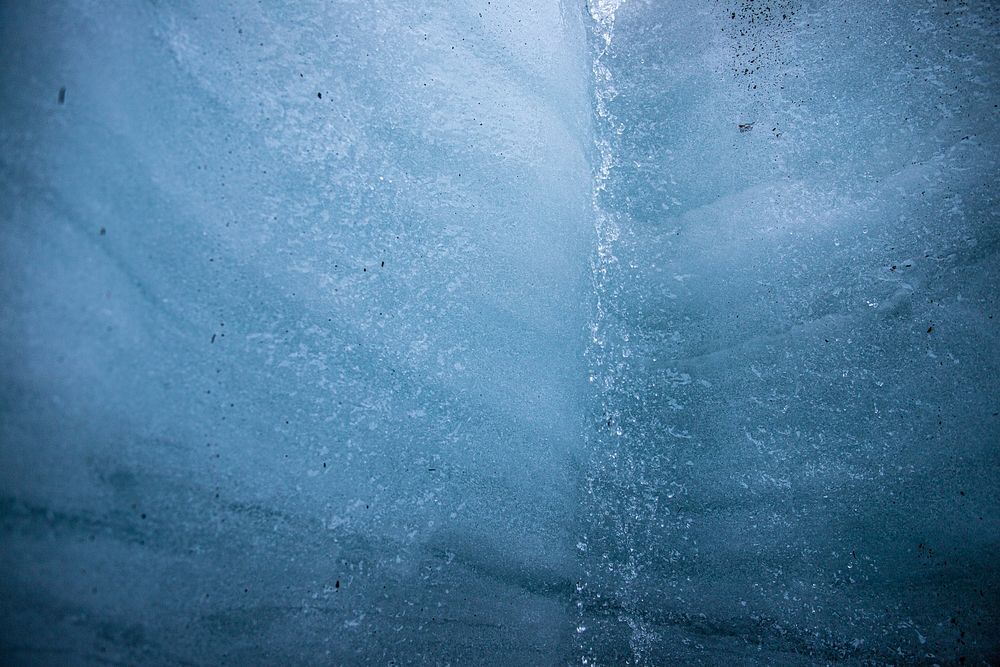 Details of Glacier Ice. Original public domain image from Flickr