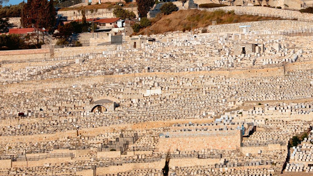 The Jewish Cemetery on the Mount of Olives.