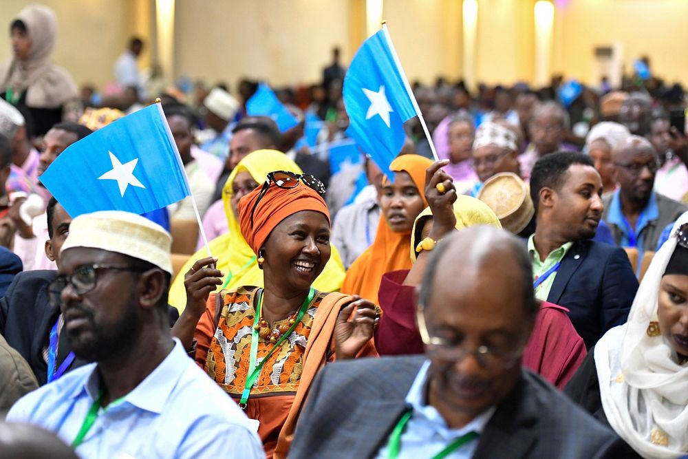 Senior officials of the Federal Government of Somalia and Federal Member States, members of civil society organizations at…