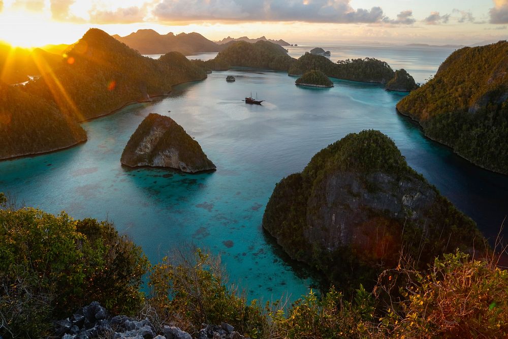 Wayag island, Raja Ampat, Indonesia. Original public domain image from Flickr