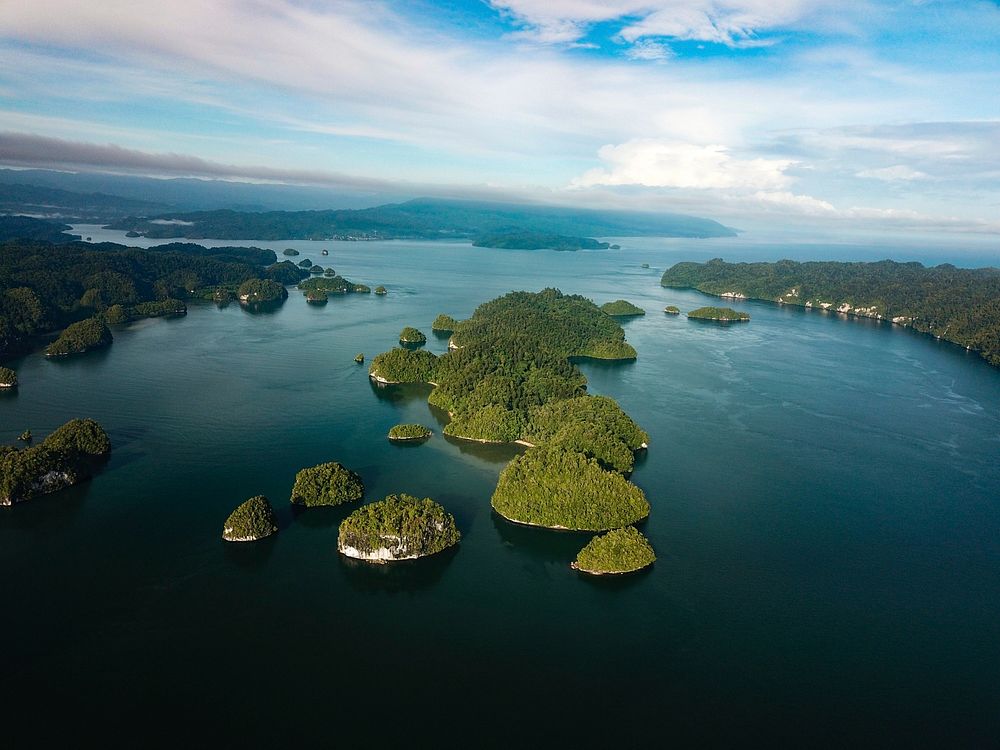 Indonesia's islands. Original public domain image from Flickr