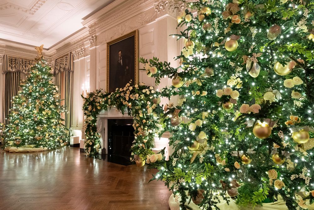 2020 White House ChristmasThe State Dining Room of the White House is seen decorated for the Christmas season Sunday, Nov.…
