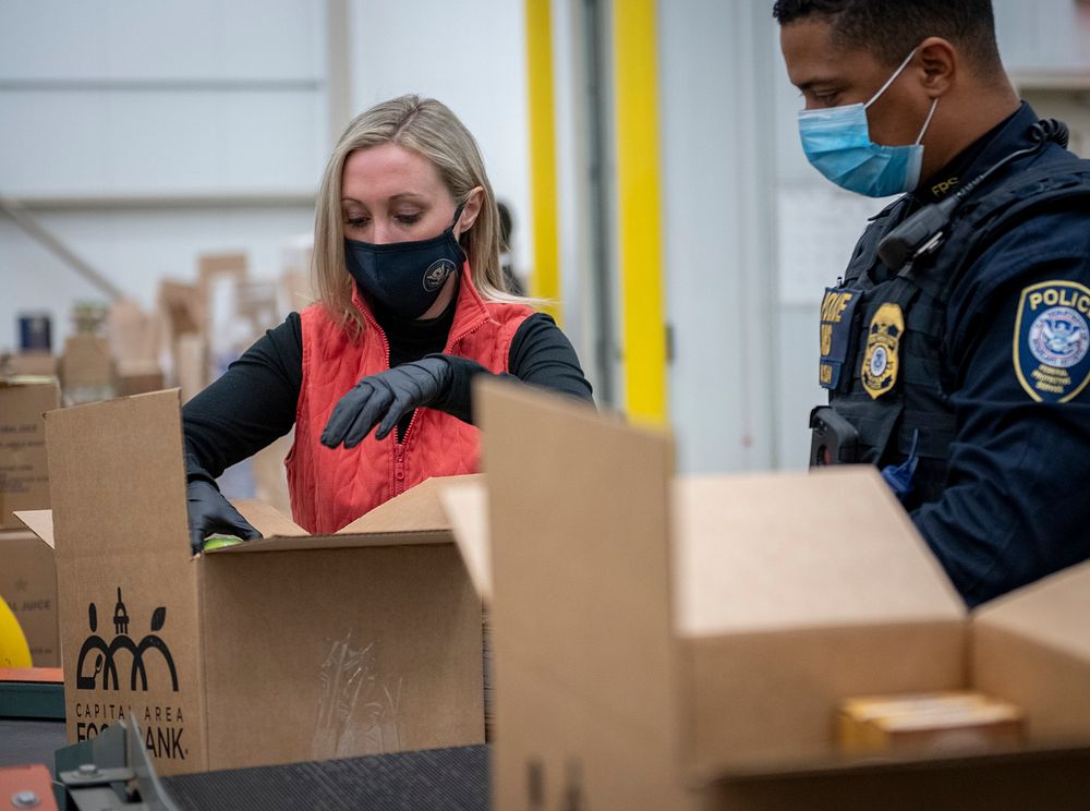 Acting Secretary Wolf Volunteers at the Capital Area Food Bank. Washington, D.C. (December 4, 2020) Acting Homeland Security…